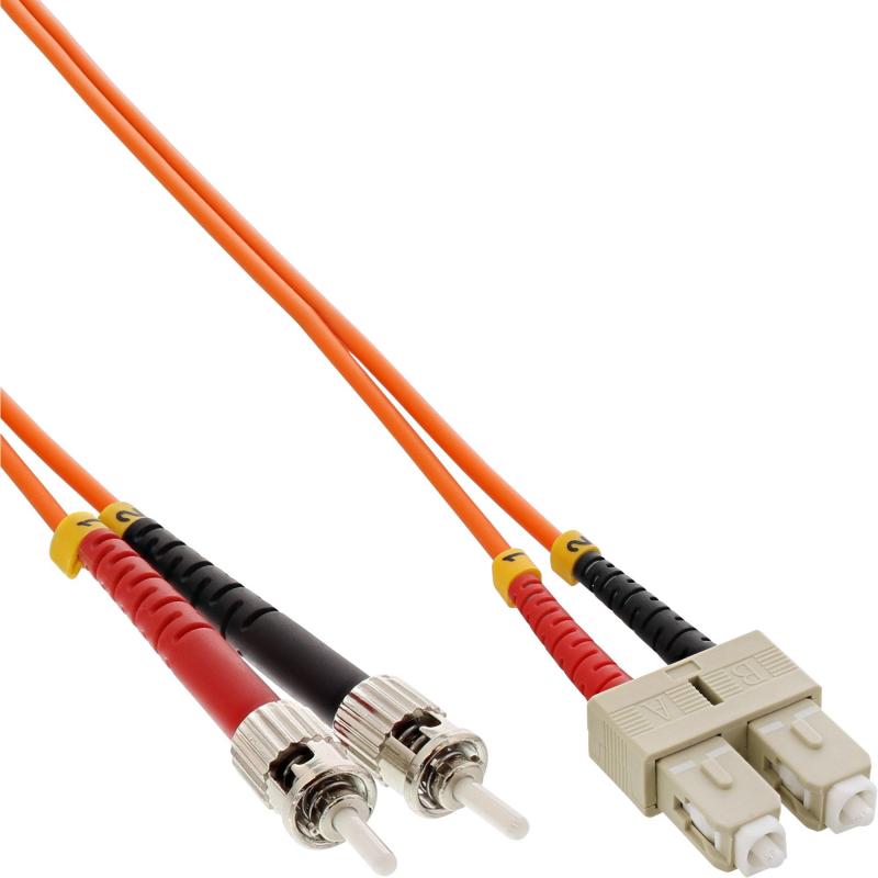 LWL Patchkabel SC/ST OM2 – Multimode Duplex, halogenfrei